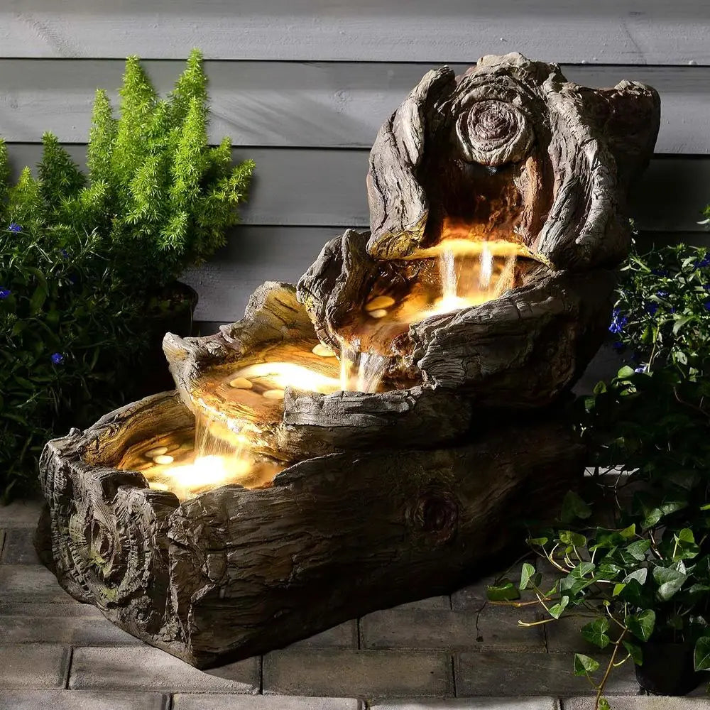 Resin Outdoor Water Fountain, 31.5 Long