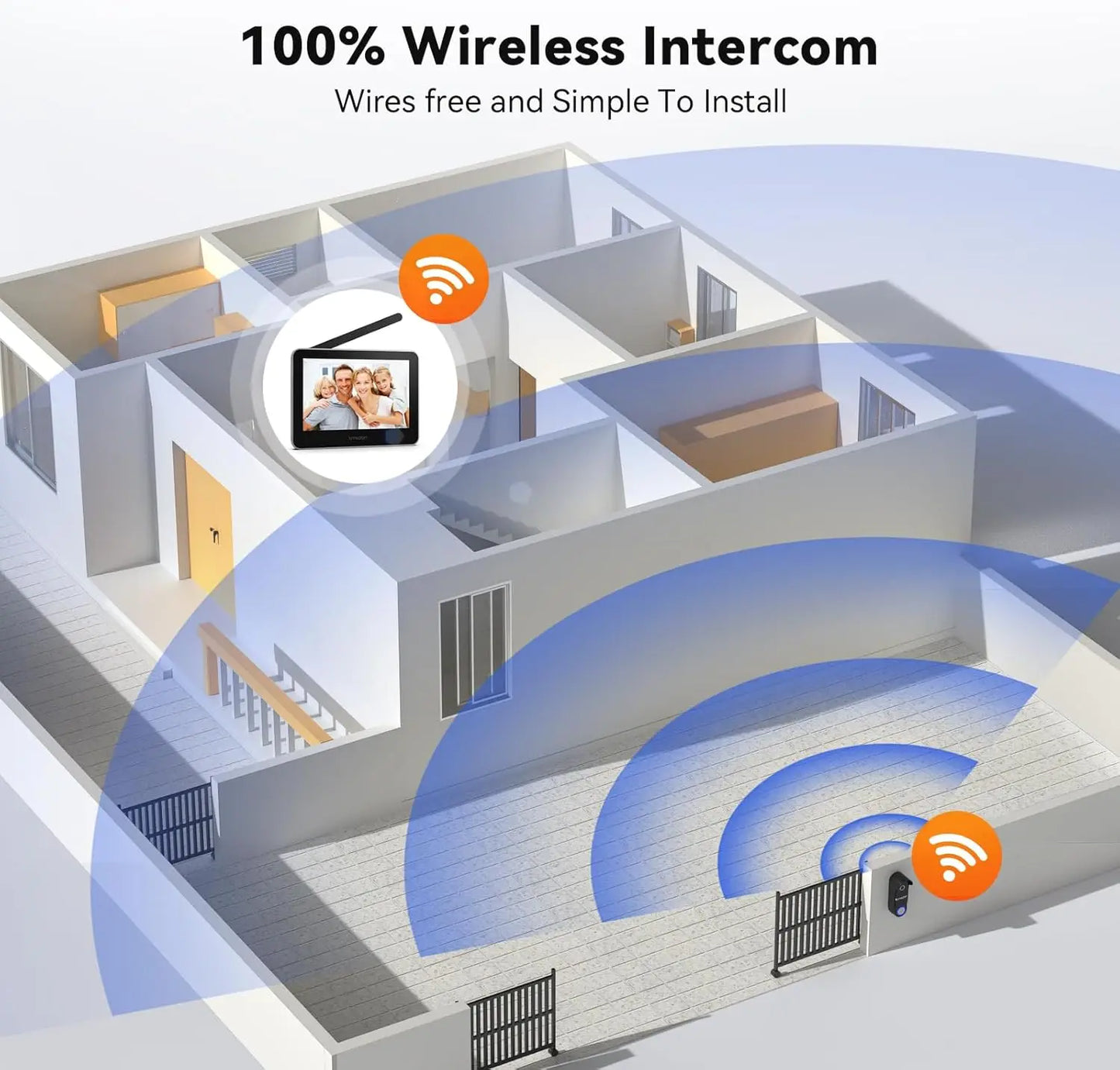 Wireless Video Doorbell with 1080P Camera