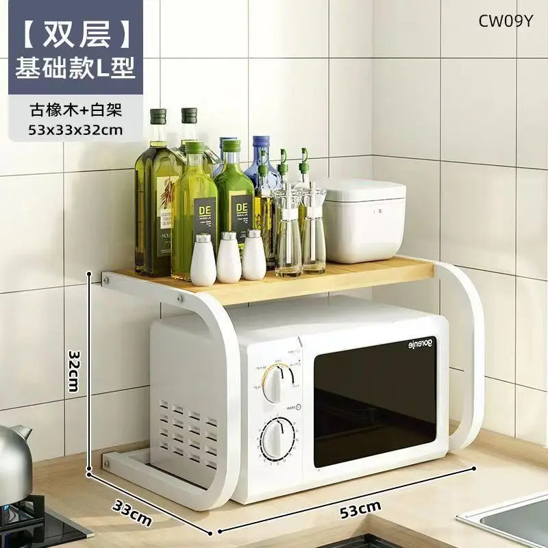 Microwave Storage Rack Kitchen