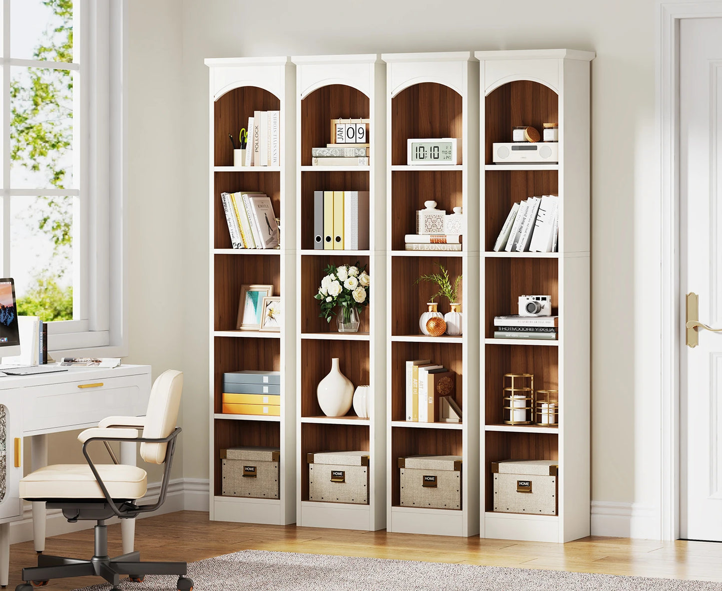 Tribesigns 70.9-Inch Tall Narrow Bookcase
