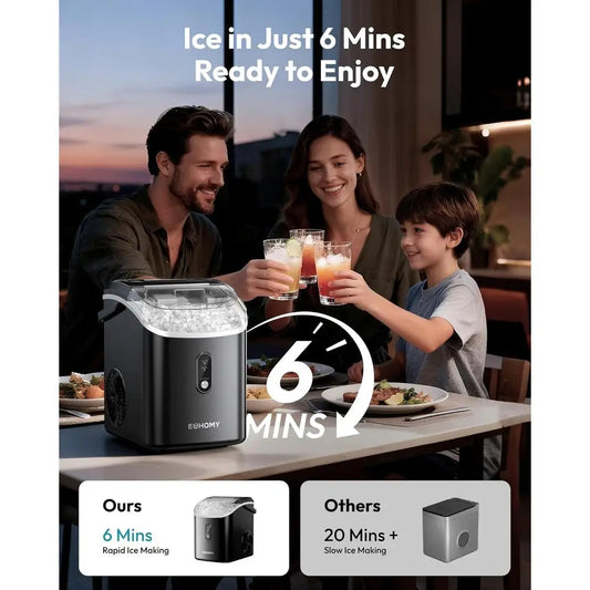 Countertop Ice Maker with Handle