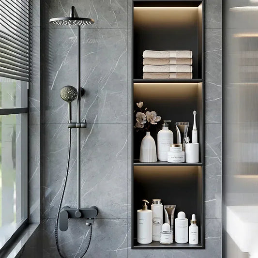 Stainless Steel Niche Bathroom Shelf