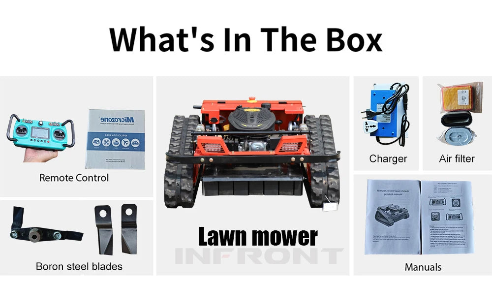 Remote Control Lawn Mower with 500mm