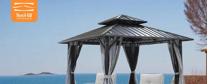 Aluminum Frame Hardtop Gazebo