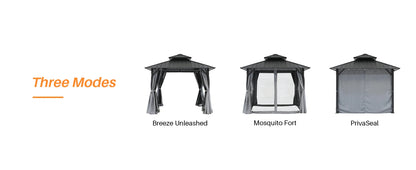 Aluminum Frame Hardtop Gazebo