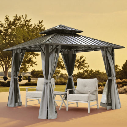 Aluminum Frame Hardtop Gazebo