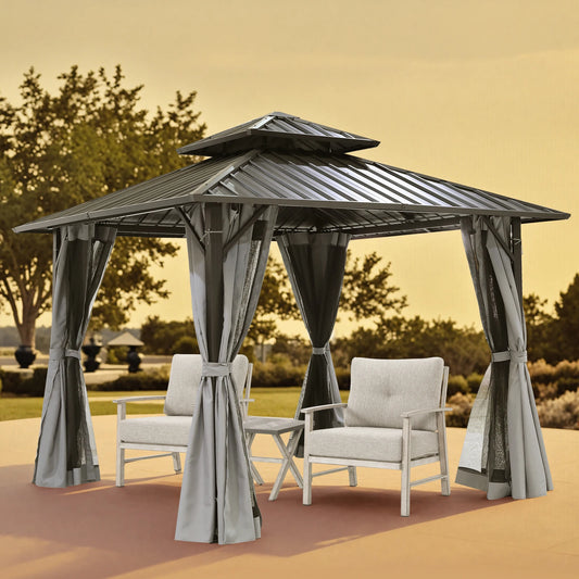 Aluminum Frame Hardtop Gazebo