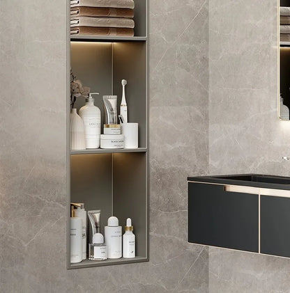 Stainless Steel Niche Bathroom Shelf