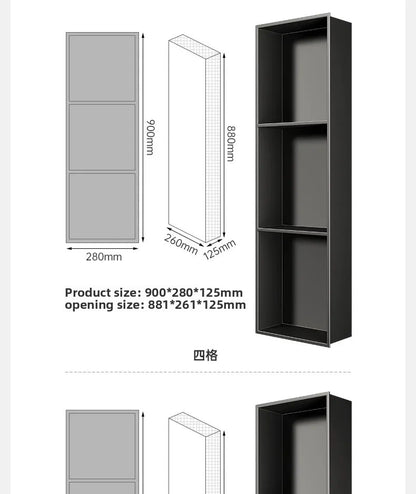 Stainless Steel Niche Bathroom Shelf