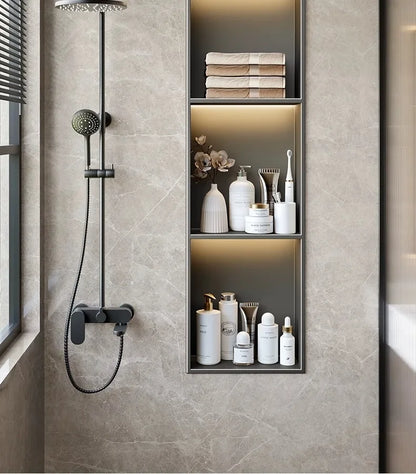 Stainless Steel Niche Bathroom Shelf