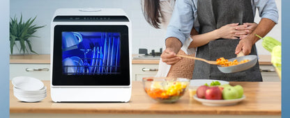 Mini portable dishwasher countertop