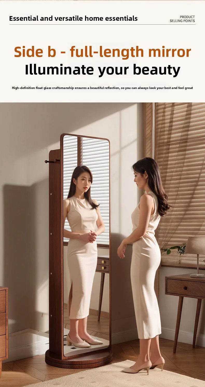 360° Rotating Full Length Floor Mirror
