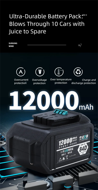 DYTK Garden Cordless Electric Air Blower