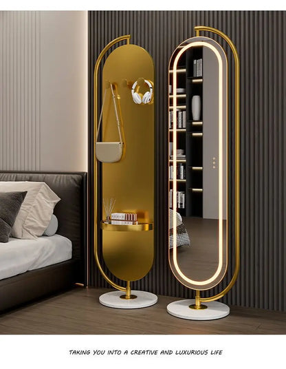 LED mirror full-body rotating full-length