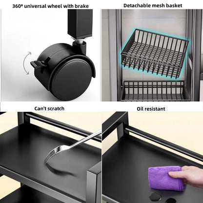 Multi-functional removable cabinet storage
