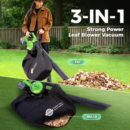 Cordless Leaf Blower Vacuum Mulcher