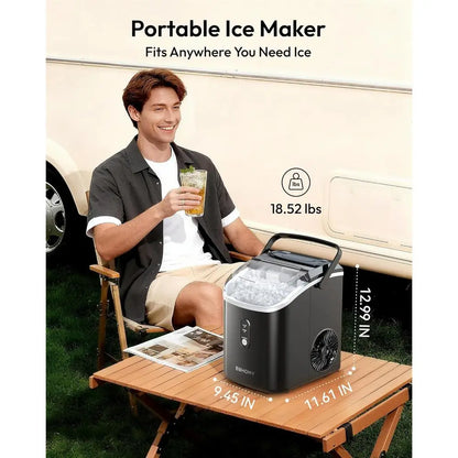 Countertop Ice Maker with Handle