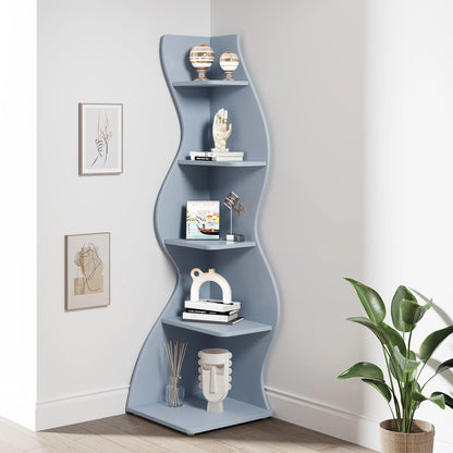 Tribesigns Corner Shelf, Modern 5-Tier
