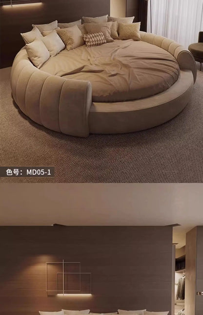 Italian Luxury Adult Double Bed Platform Princess