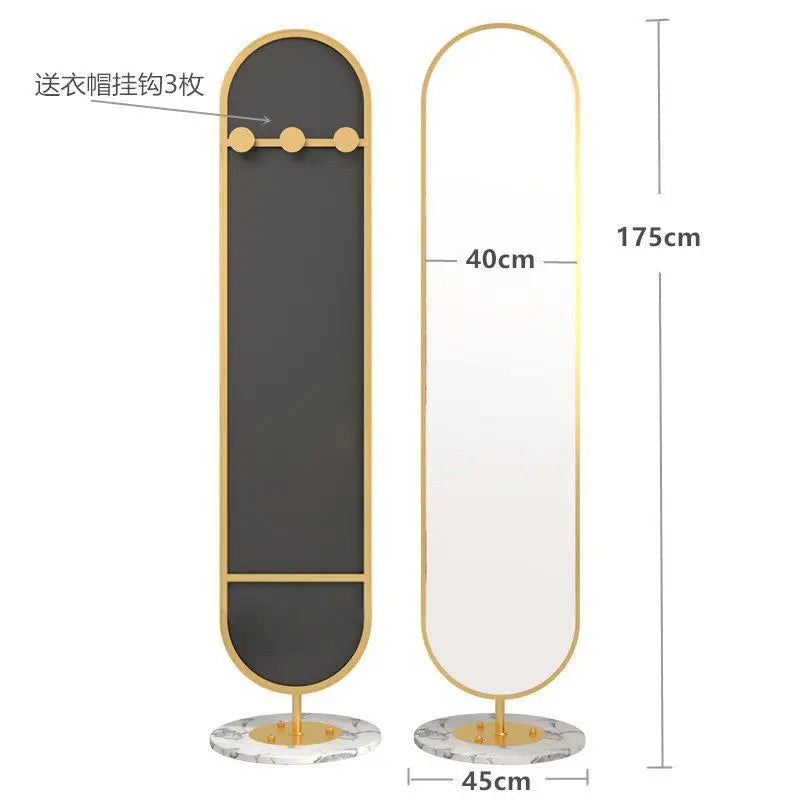 LED mirror full-body rotating full-length