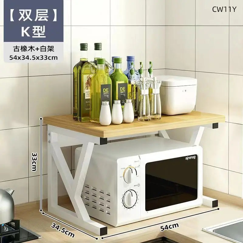 Microwave Storage Rack Kitchen
