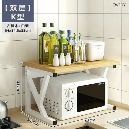 Microwave Storage Rack Kitchen