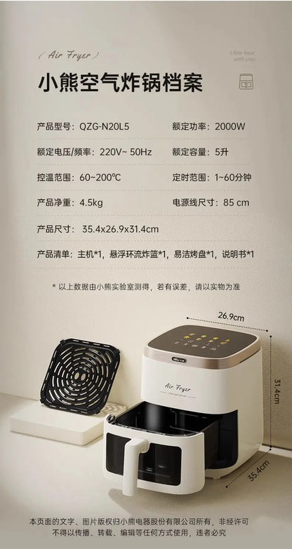 6L New Household Air Fryer & Oven Combo