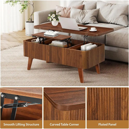 3-in-1 Coffee Table Converts to Dining Table
