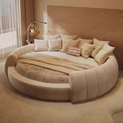 Italian Luxury Adult Double Bed Platform Princess