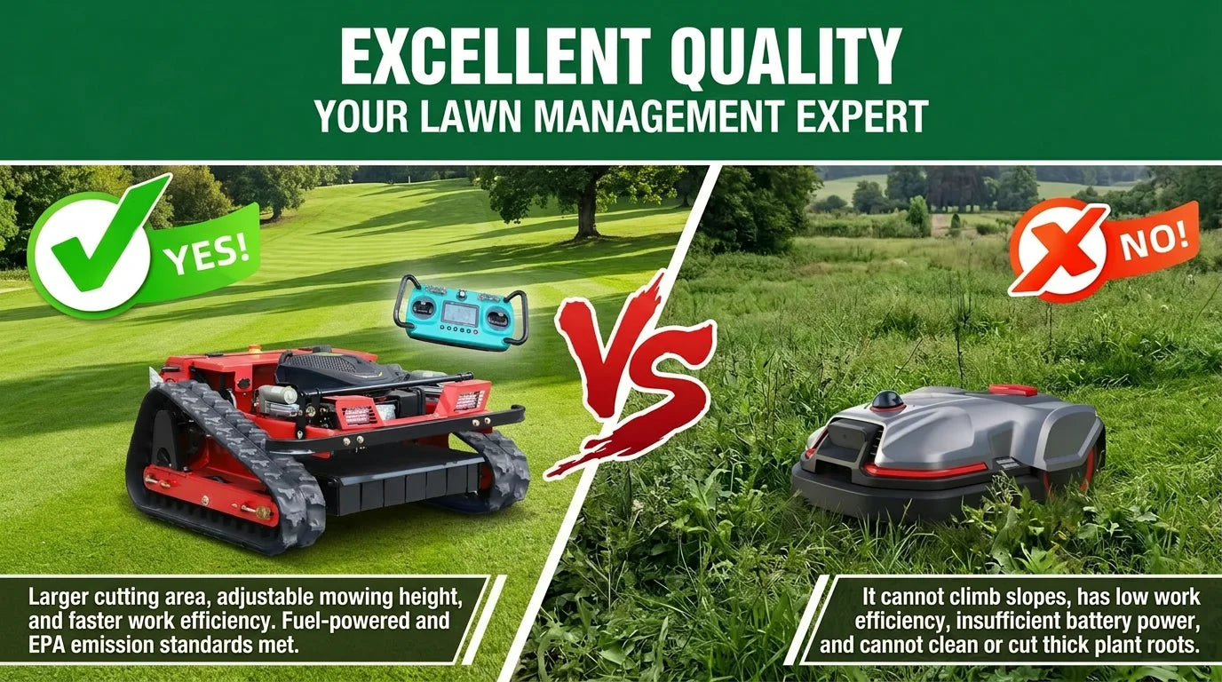 Remote Control Lawn Mower with 500mm