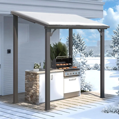 5' X 8' Outdoor Hardtop Grill Gazebo