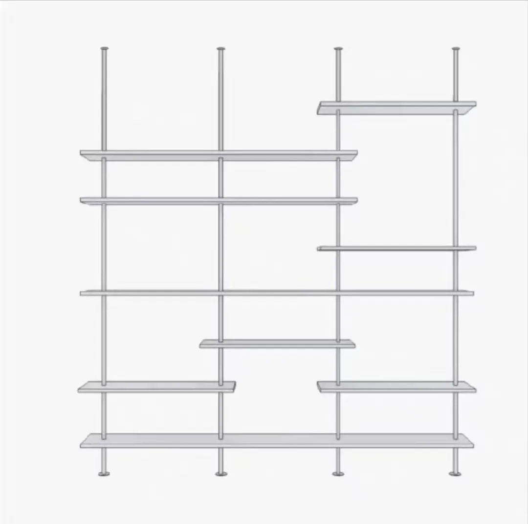 Italian Minimalist Bookshelf Modern