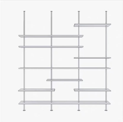 Italian Minimalist Bookshelf Modern