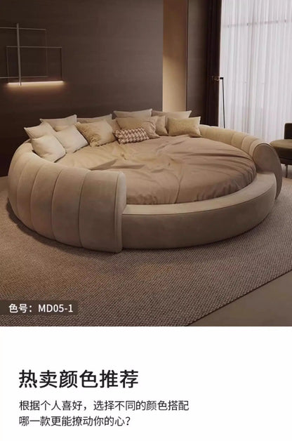 Italian Luxury Adult Double Bed Platform Princess
