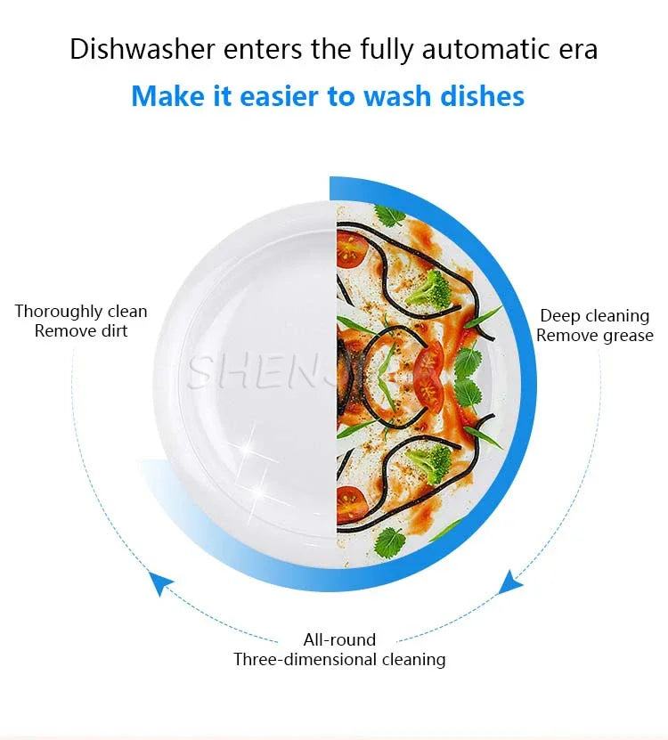 Ultrasonic Dishwasher Automatic Household