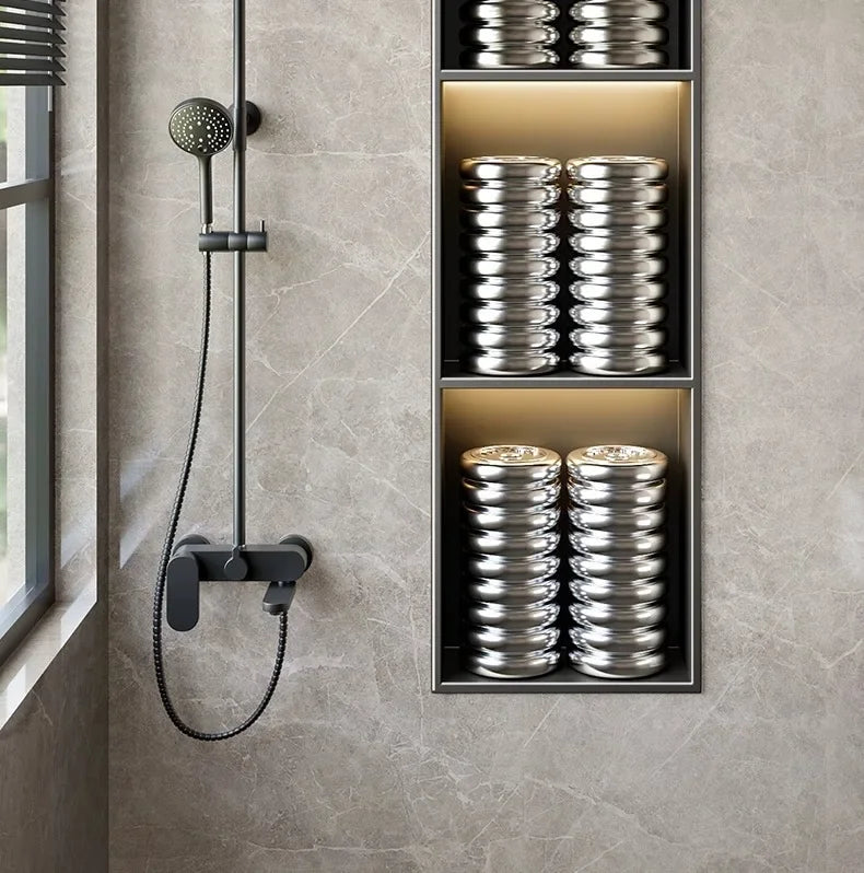 Stainless Steel Niche Bathroom Shelf