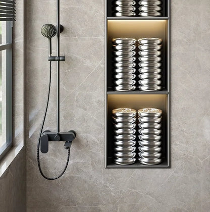 Stainless Steel Niche Bathroom Shelf