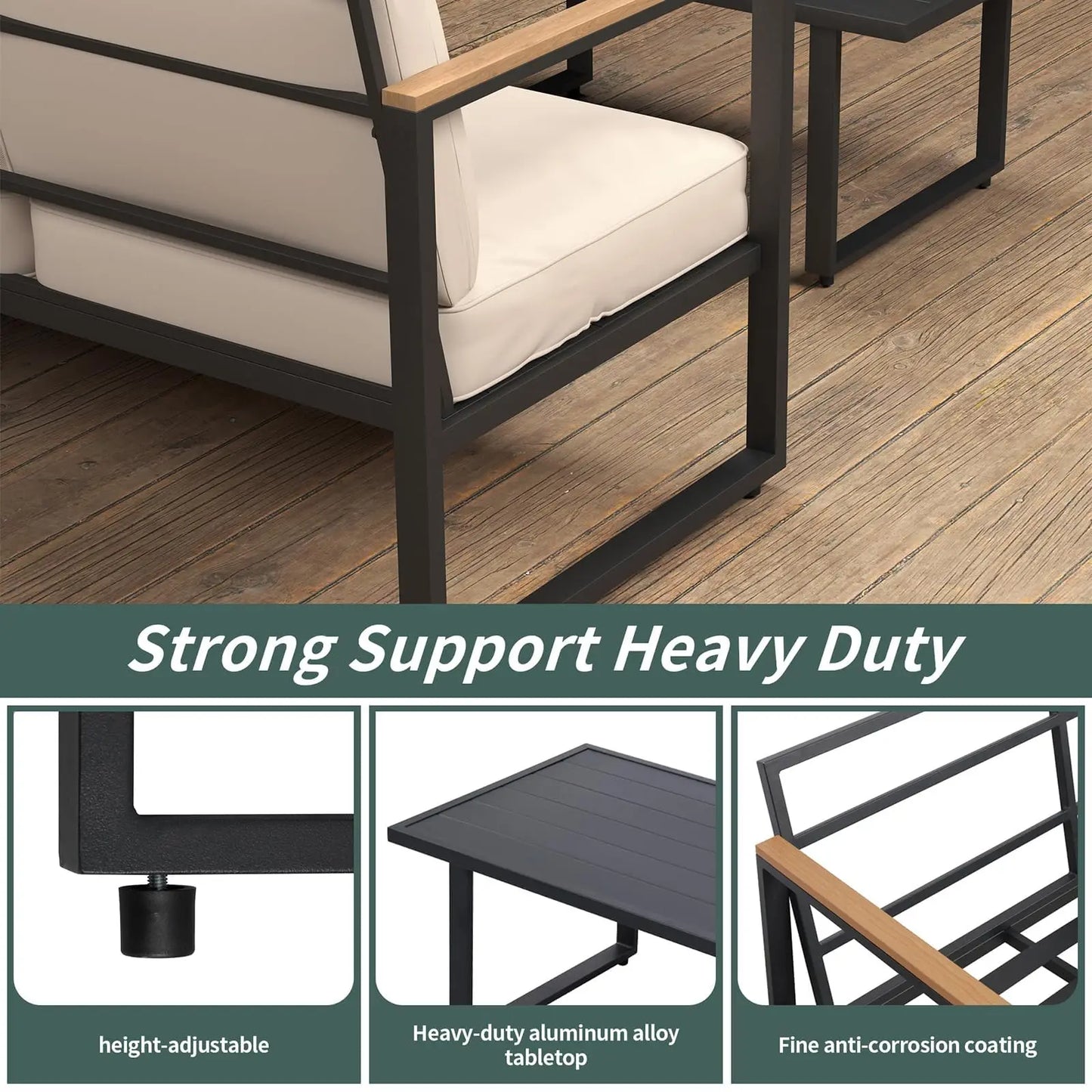 4-Piece Outdoor Patio Set