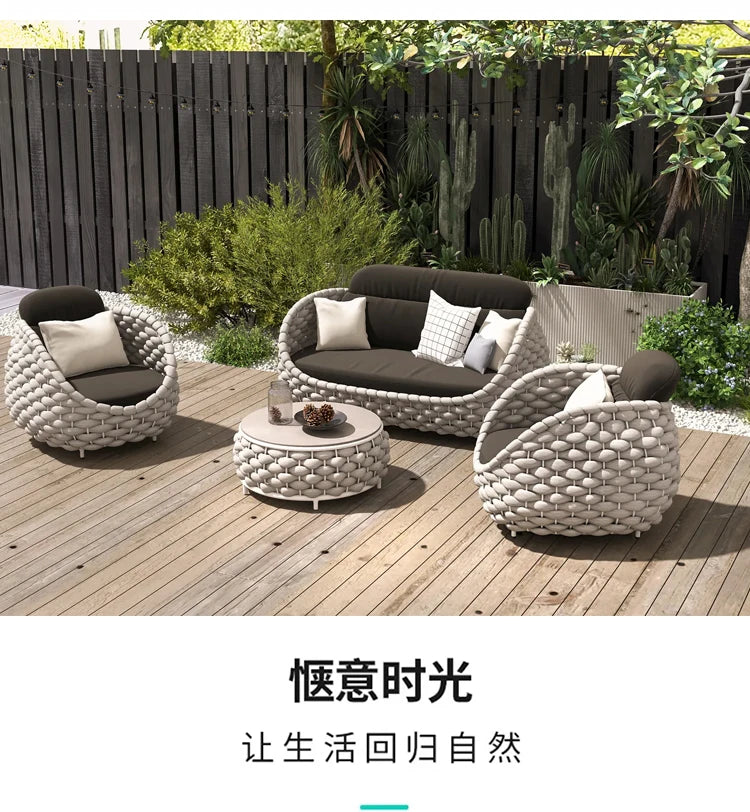 Upholstery Luxury Garden Furniture Sets
