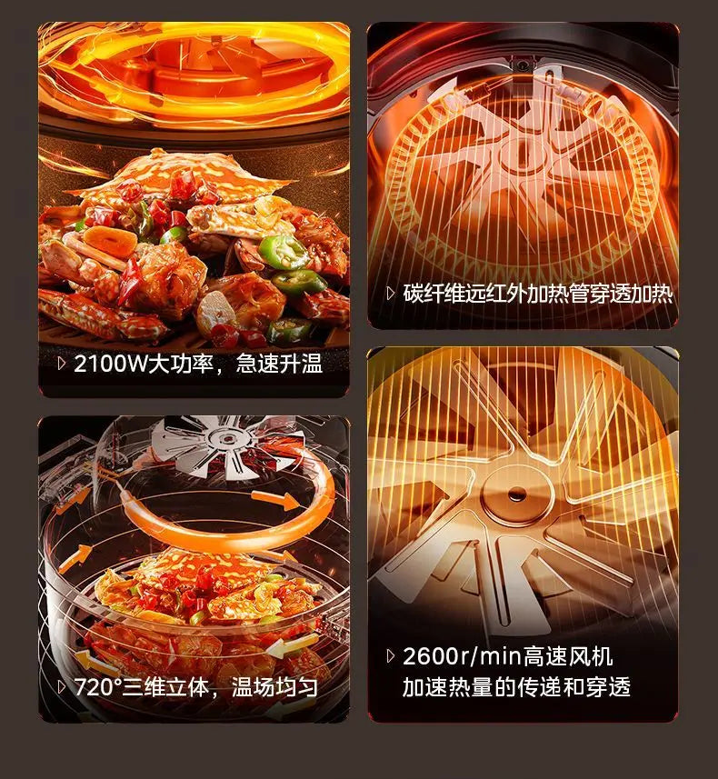 Dual Heat Source Air Fryer Chef