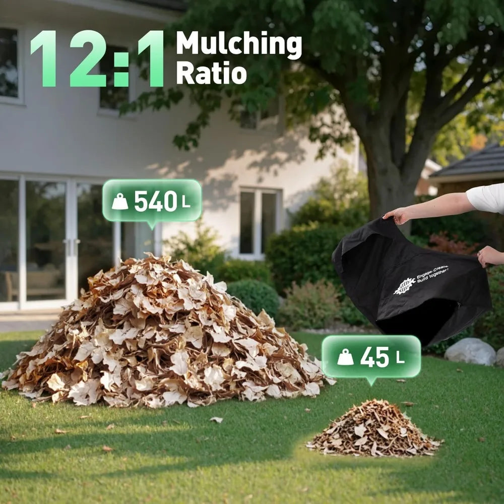 Cordless Leaf Blower Vacuum Mulcher