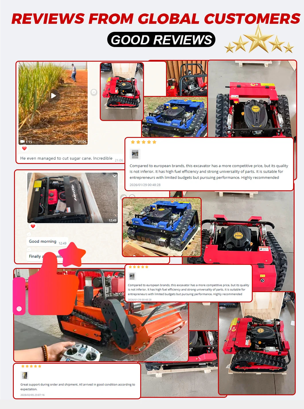 Mini Automatic Small Remote Control Lawn Mower