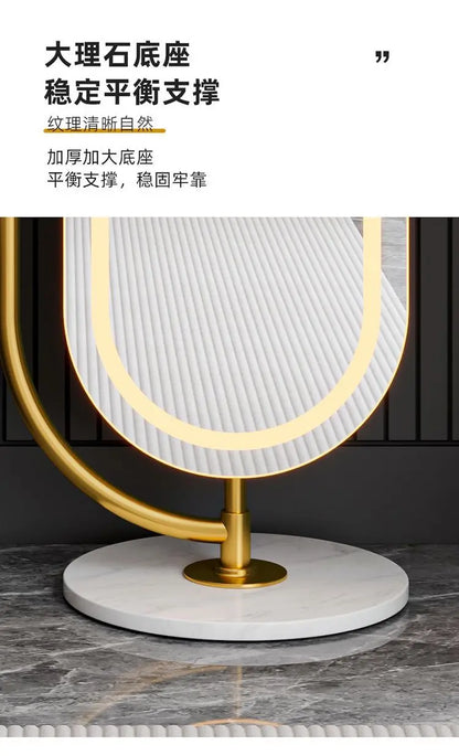 LED mirror full-body rotating full-length
