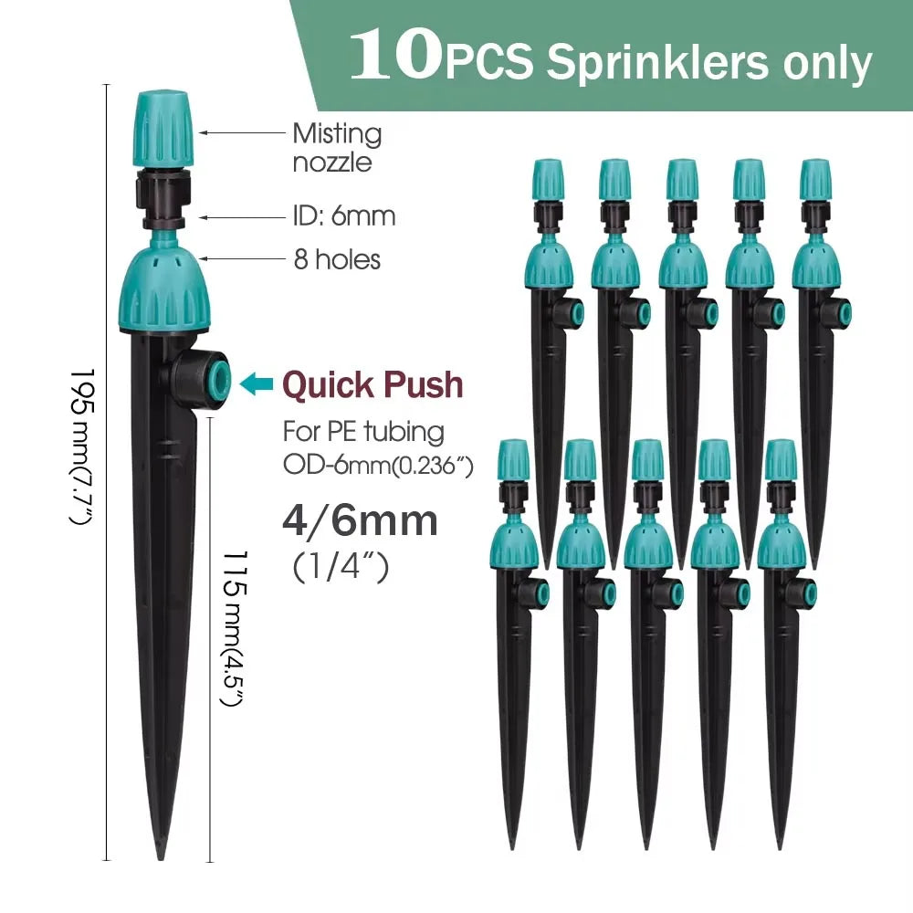 3/8" 2-in-1 Garden Irrigation