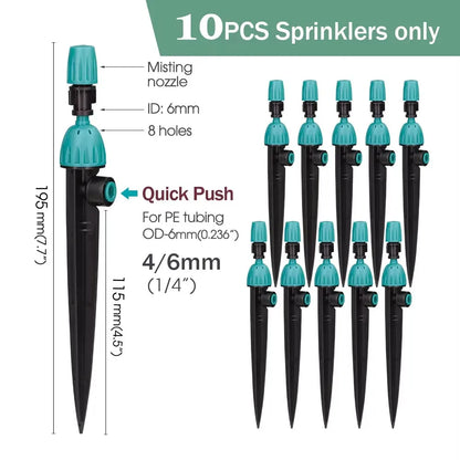 3/8" 2-in-1 Garden Irrigation