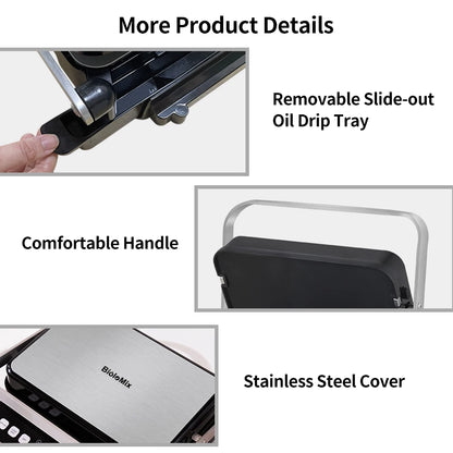 BioloMix 2000W 6-in-1 Electric Grills