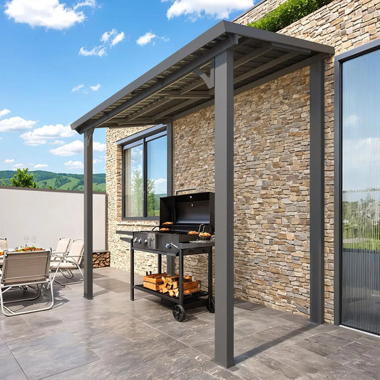 5' X 8' Outdoor Hardtop Grill Gazebo