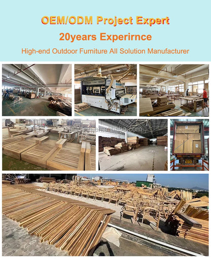 Foshan Furniture High Quality Solid Teak Outdoor