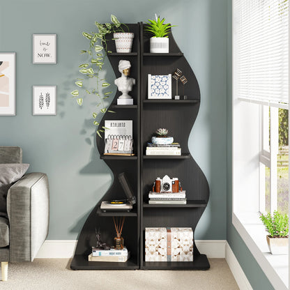 Tribesigns Corner Shelf, Modern 5-Tier