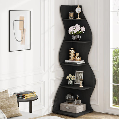 Tribesigns Corner Shelf, Modern 5-Tier